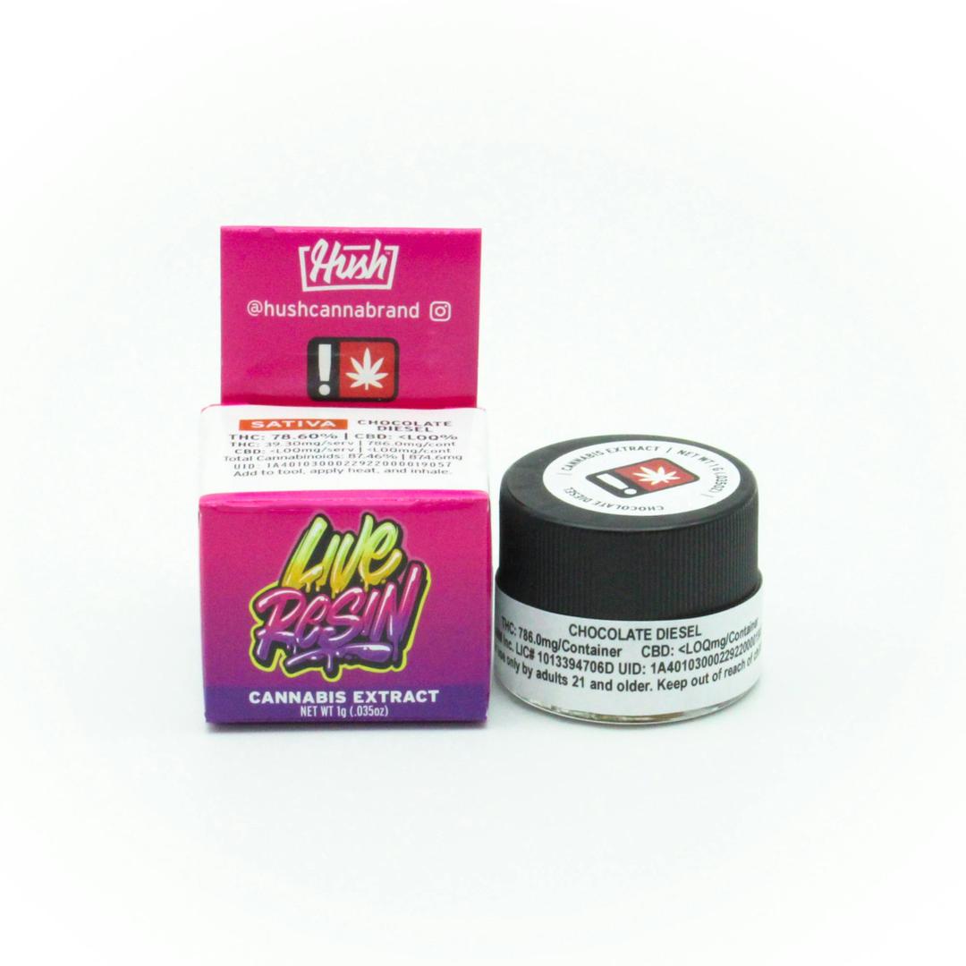 Chocolate Diesel Live Resin Puck 1g - Sativa - 78.60%