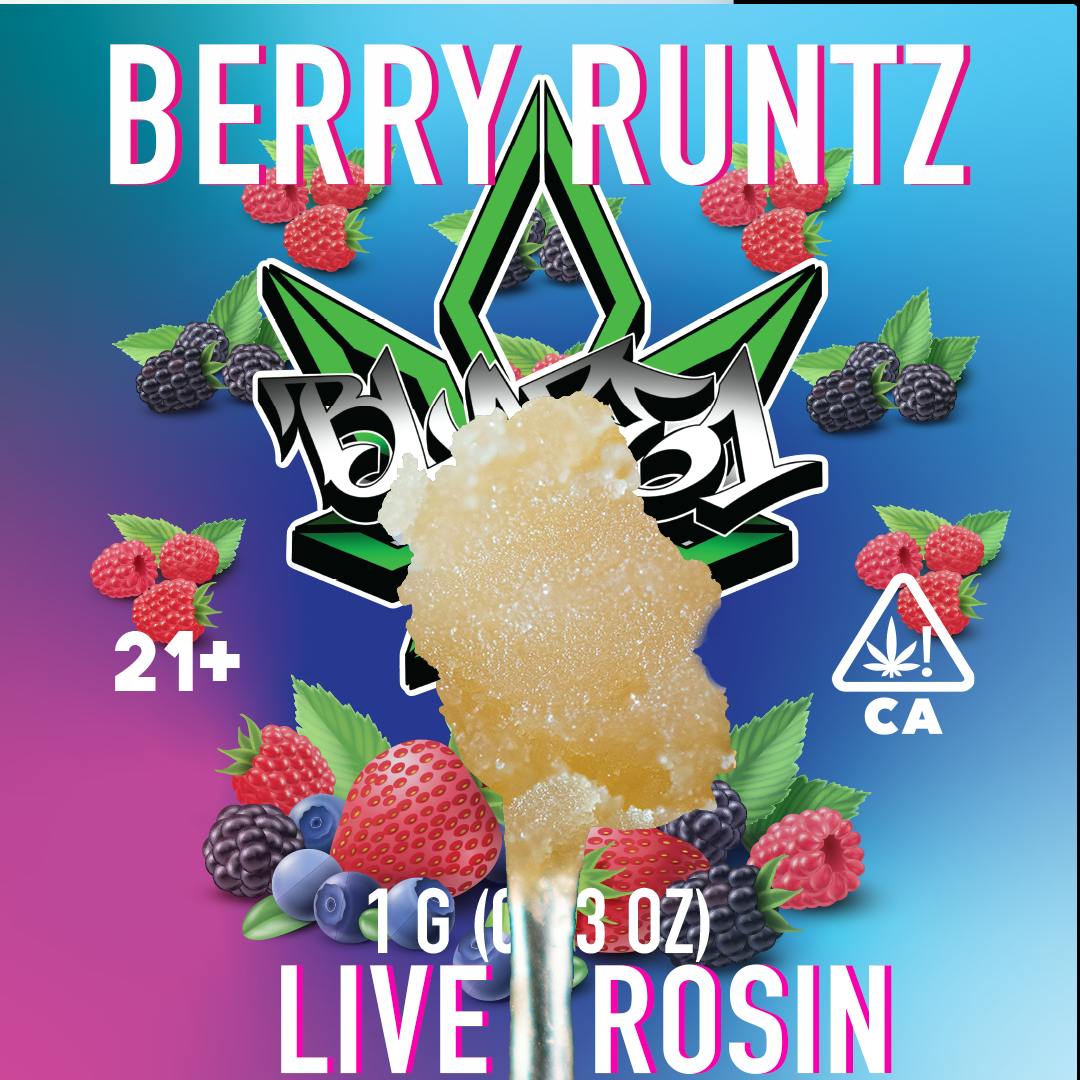 Blaze1 Live Rosin - Berry Runtz