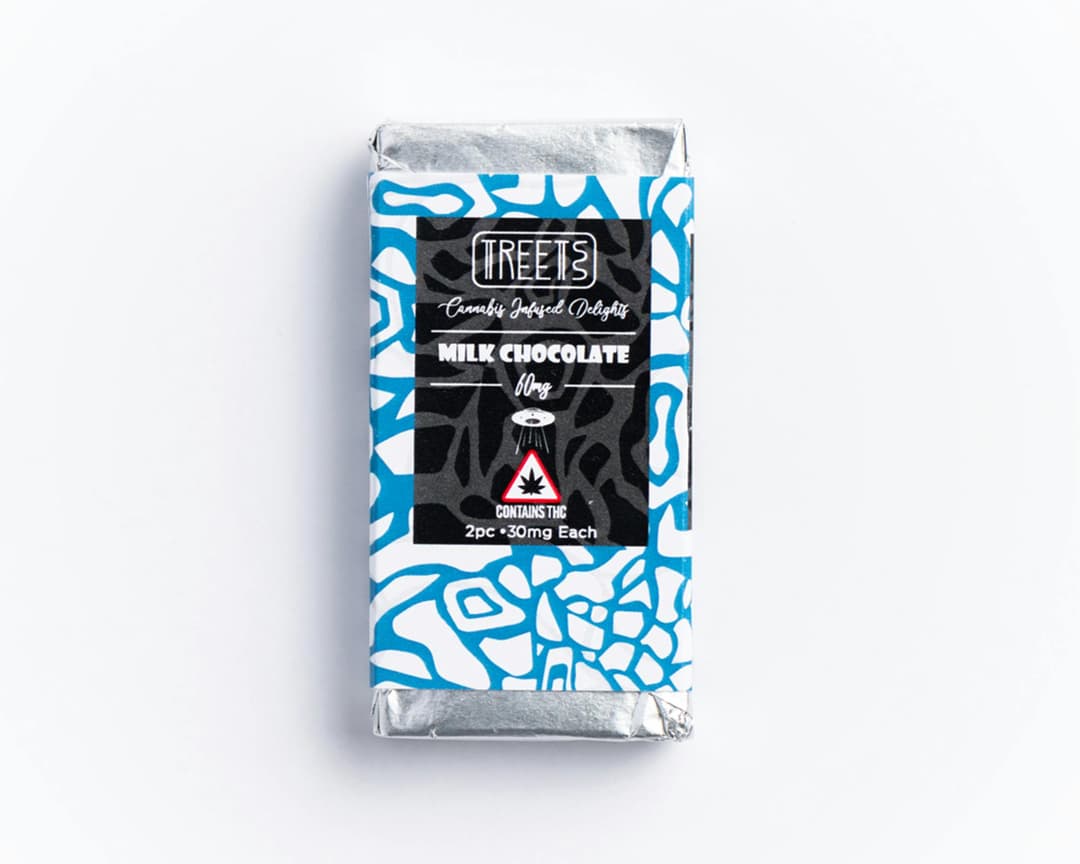 TREETS 60mg Milk Chocolate Mini Bar