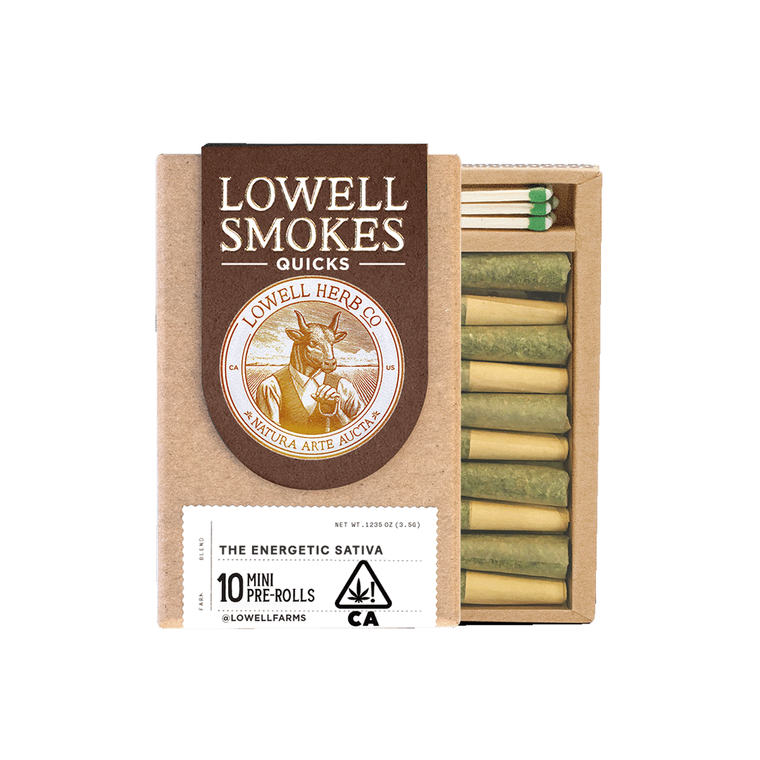 Lowell Smokes | 3.5g Infused Pre-Roll Pack | Social Sativa Quicks