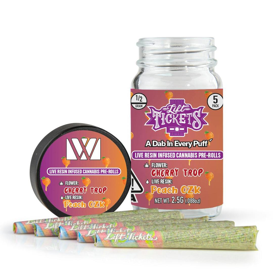 Cherry Trop x Peach OZK - Infused Pre-Roll 5-Pack