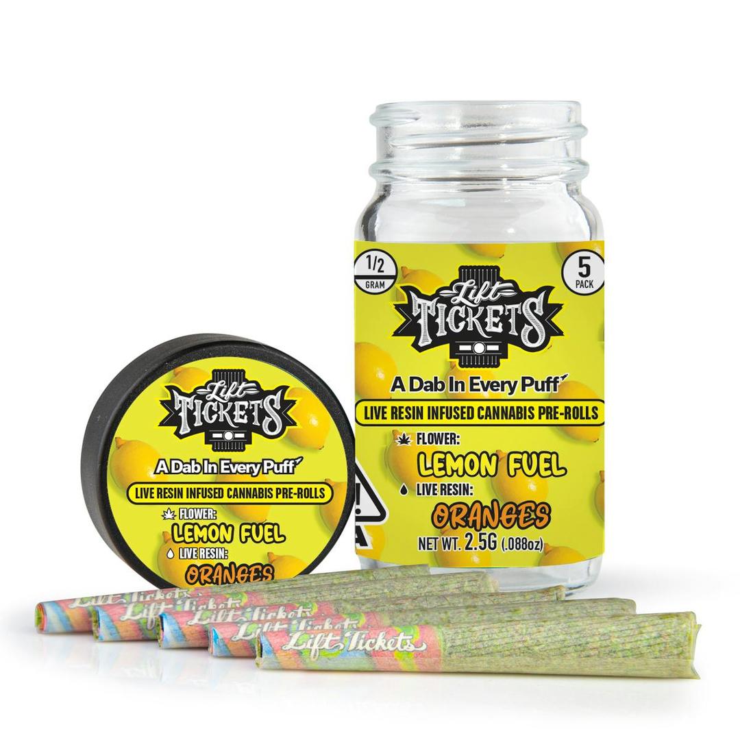 Lemon Fuel x Oranges - Infused Pre-Roll 5-Pack