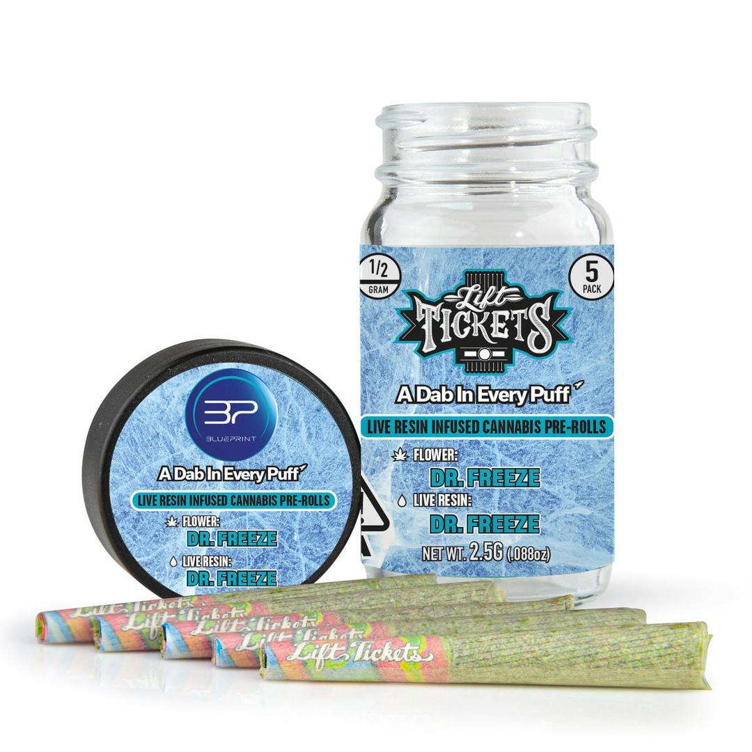 Dr. Freeze x Dr. Freeze - Infused Pre-Roll 5-Pack