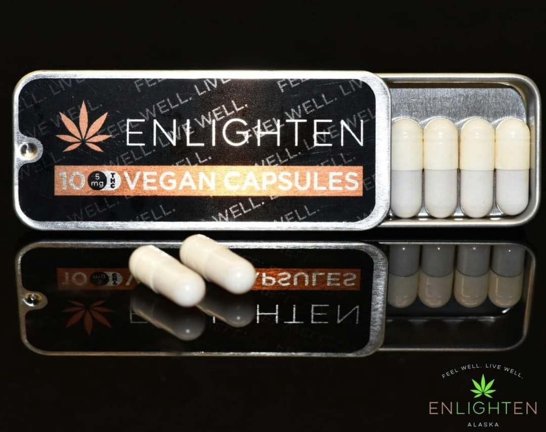 Vegan Indica Capsules - 10 Capsules - 100mg