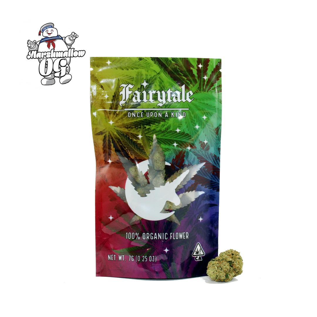 FAIRYTALE | 7 Grams (1/4) Marshmallow OG OG Premium (HYBRID) 28% THC