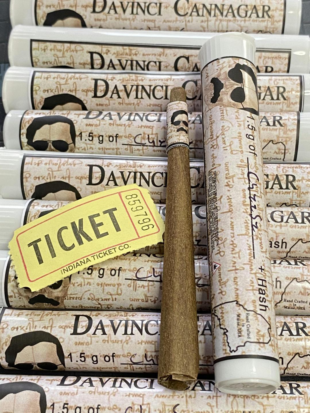 Davinci Cannagar - Mini Blunt - Banana leaf - 1.75g