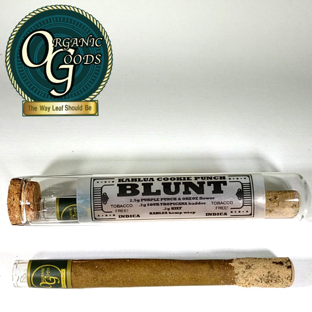 Kahlua Cookie Punch TF Blunt Dipped in Badder & Kief 2.5g