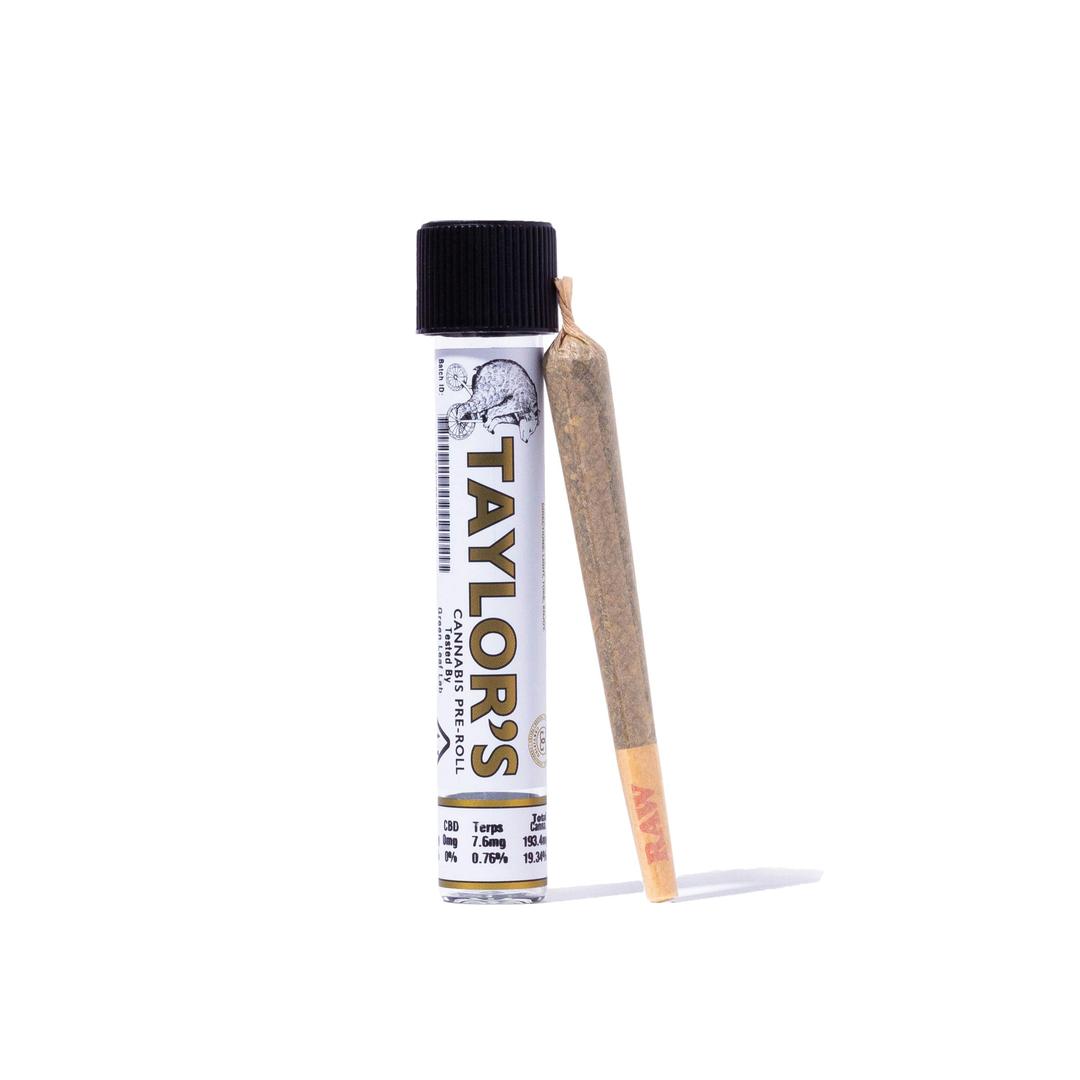 Taylor's - Kush Mints - (1g) Strain-Specific Preroll