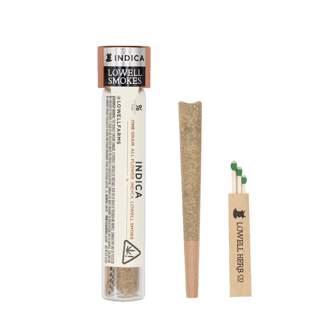 Lowell Smokes | 1g Pre-Roll | OG Blueberry Creme Indica