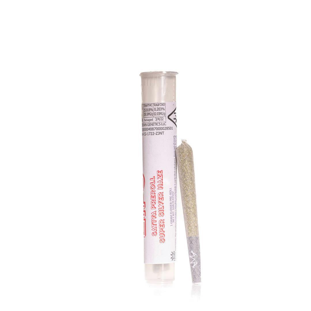 Zips By Crown Super Silver Haze PreRoll 1G