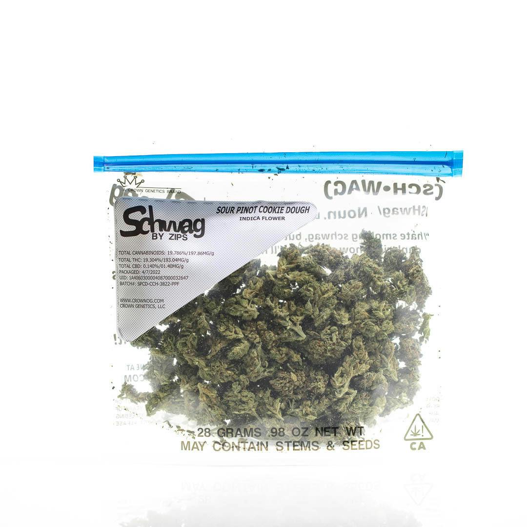 Schwag By Zips Sour Pinot Cookie Dough Half Ounce 14G