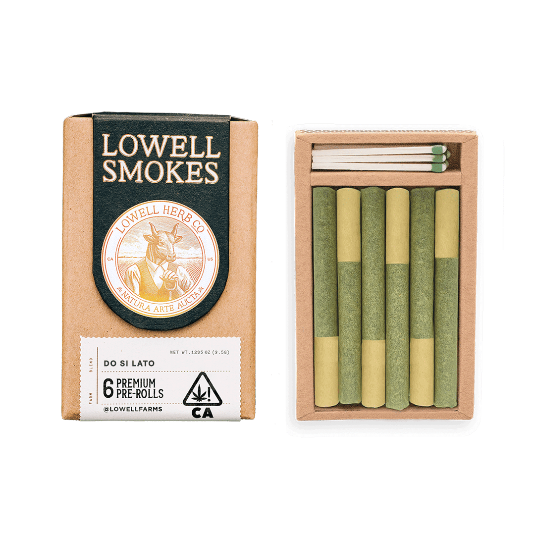 Lowell Smokes | 3.5g Single Strain Pre-Roll Pack | DoSiLatto