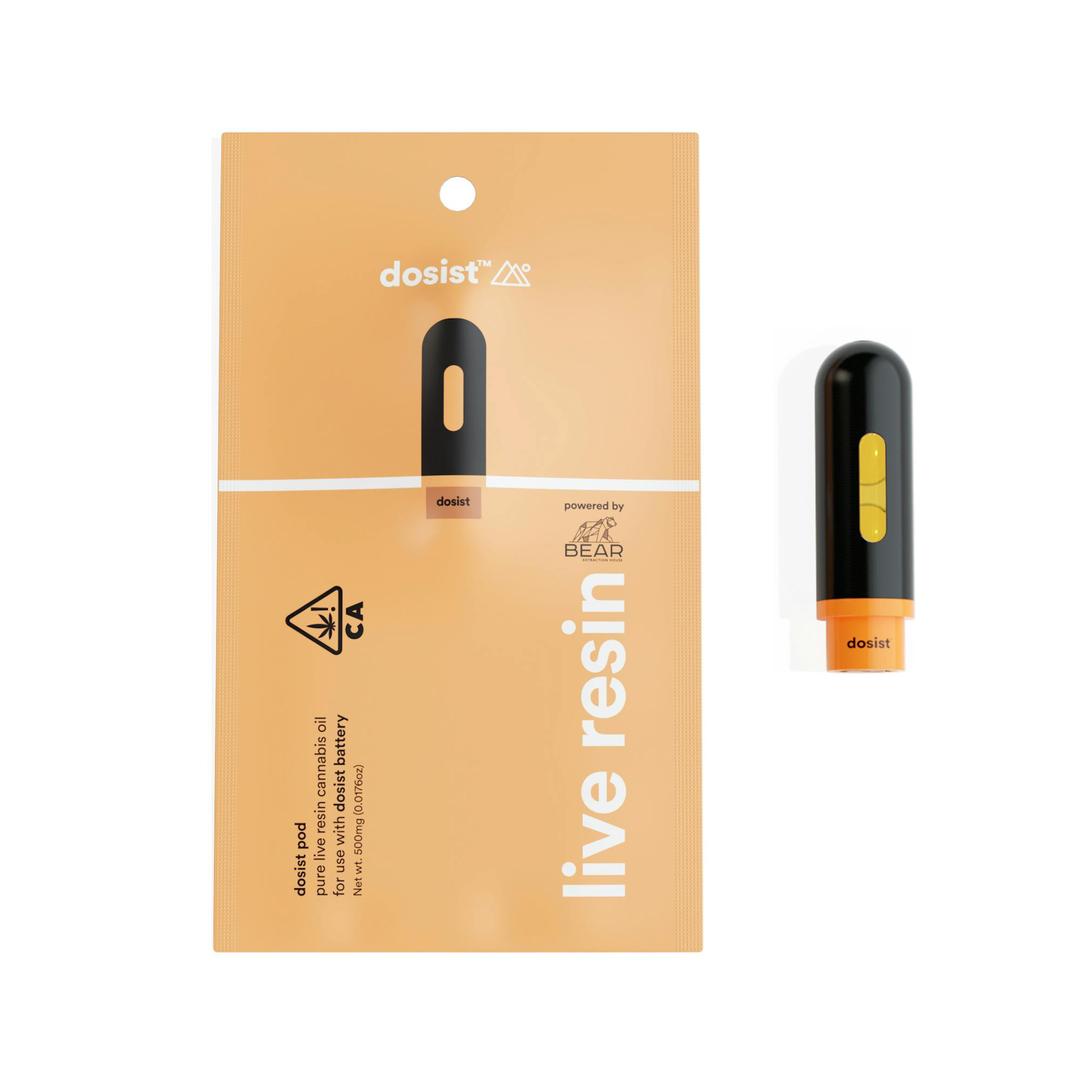 dosist x Bear Extracts pure live resin pod - banana kush