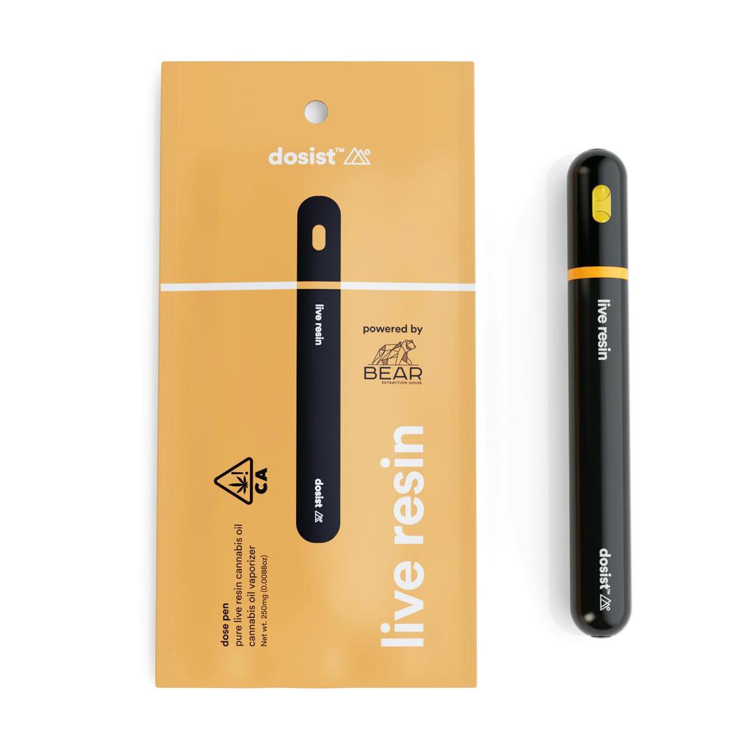 dosist x Bear Extracts live resin dose pen - caramel cream