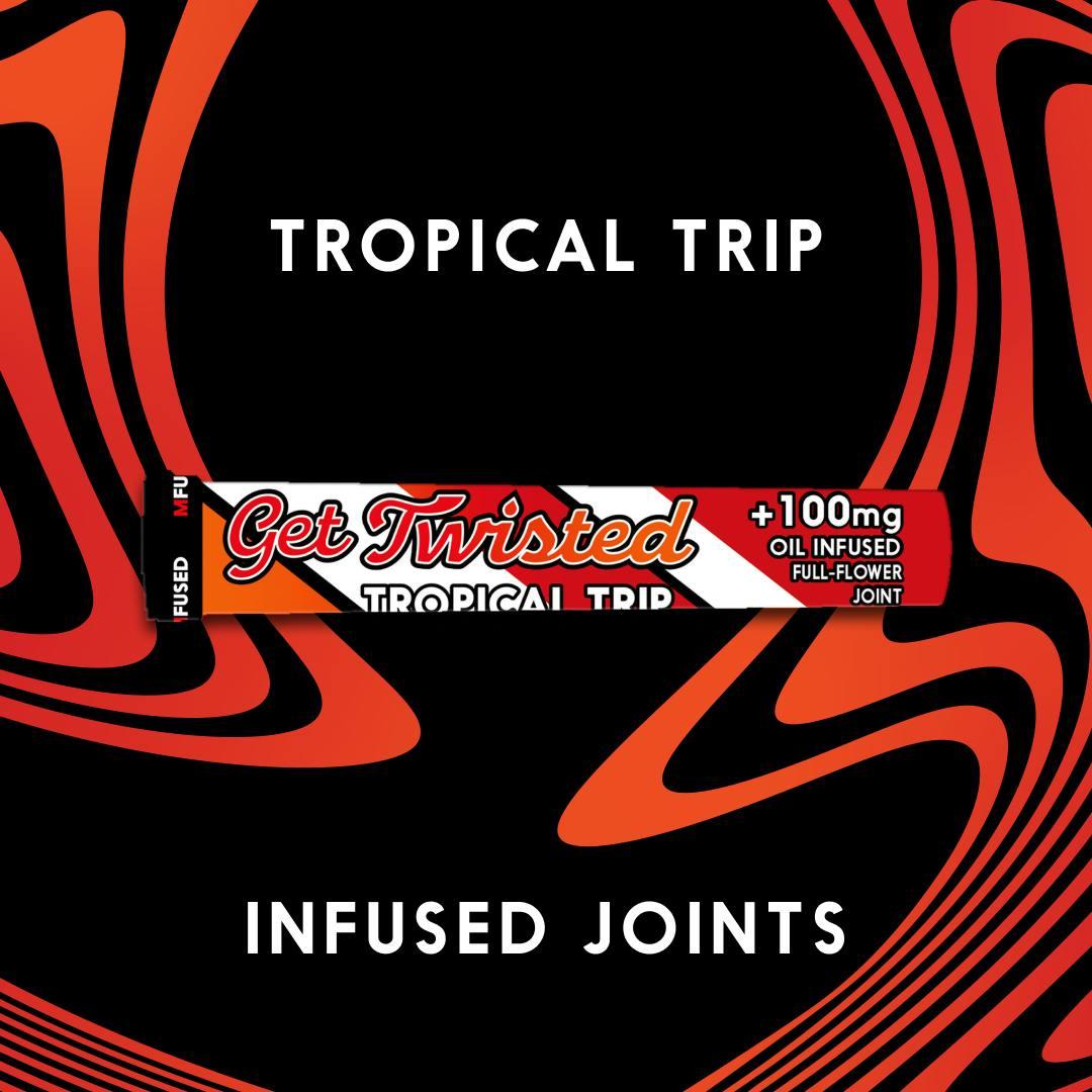 TWISTED Infused Pre-roll: Tropical Trip