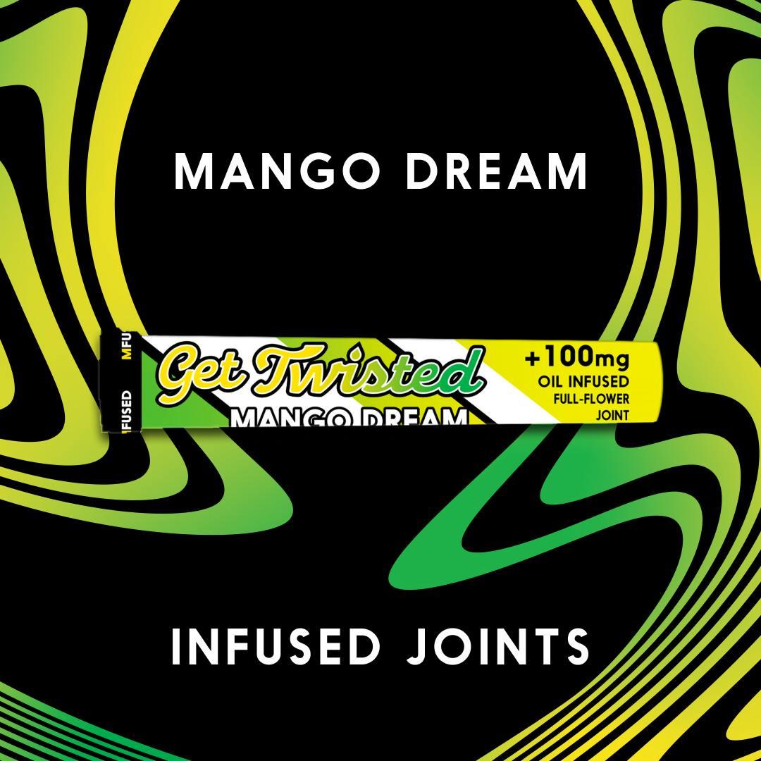 TWISTED Infused Pre-roll: Mango Dream