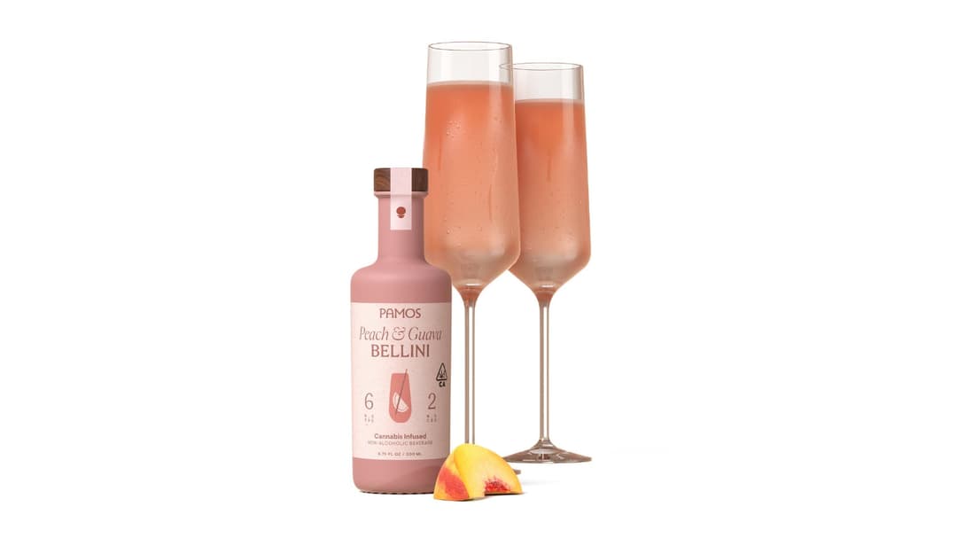 PAMOS | 6MG THC Peach & Guava Bellini Cocktail