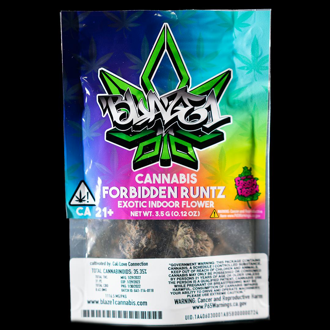 Blaze1 Forbidden Runtz A Bag Eighth