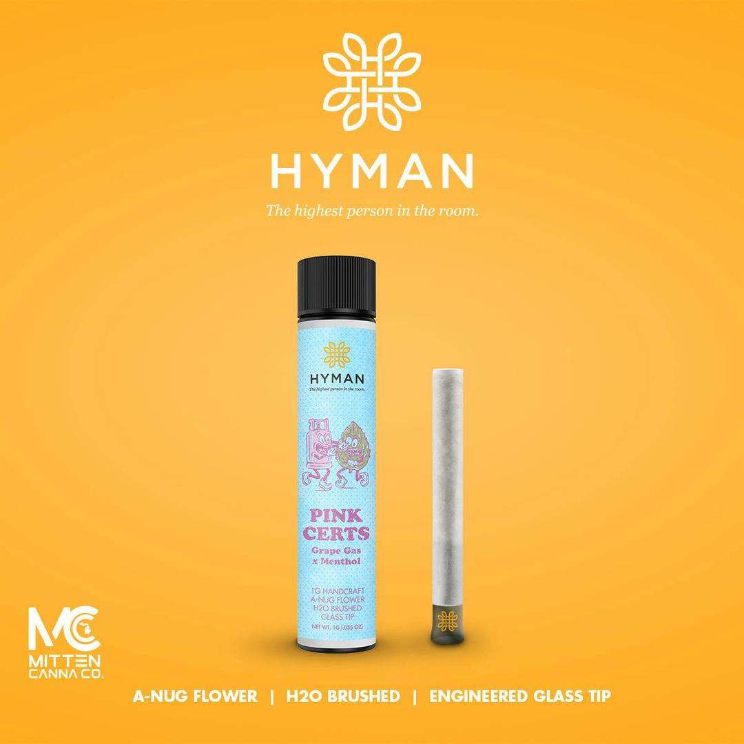 Pink Certs | 1G Handcraft | HYMAN x MCC