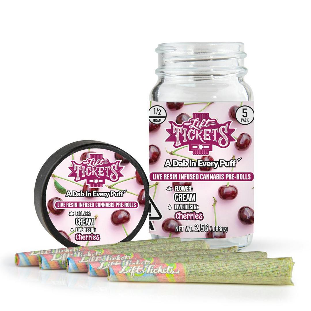 Cream x Cherries - Infused Pre-Roll 5-Pack