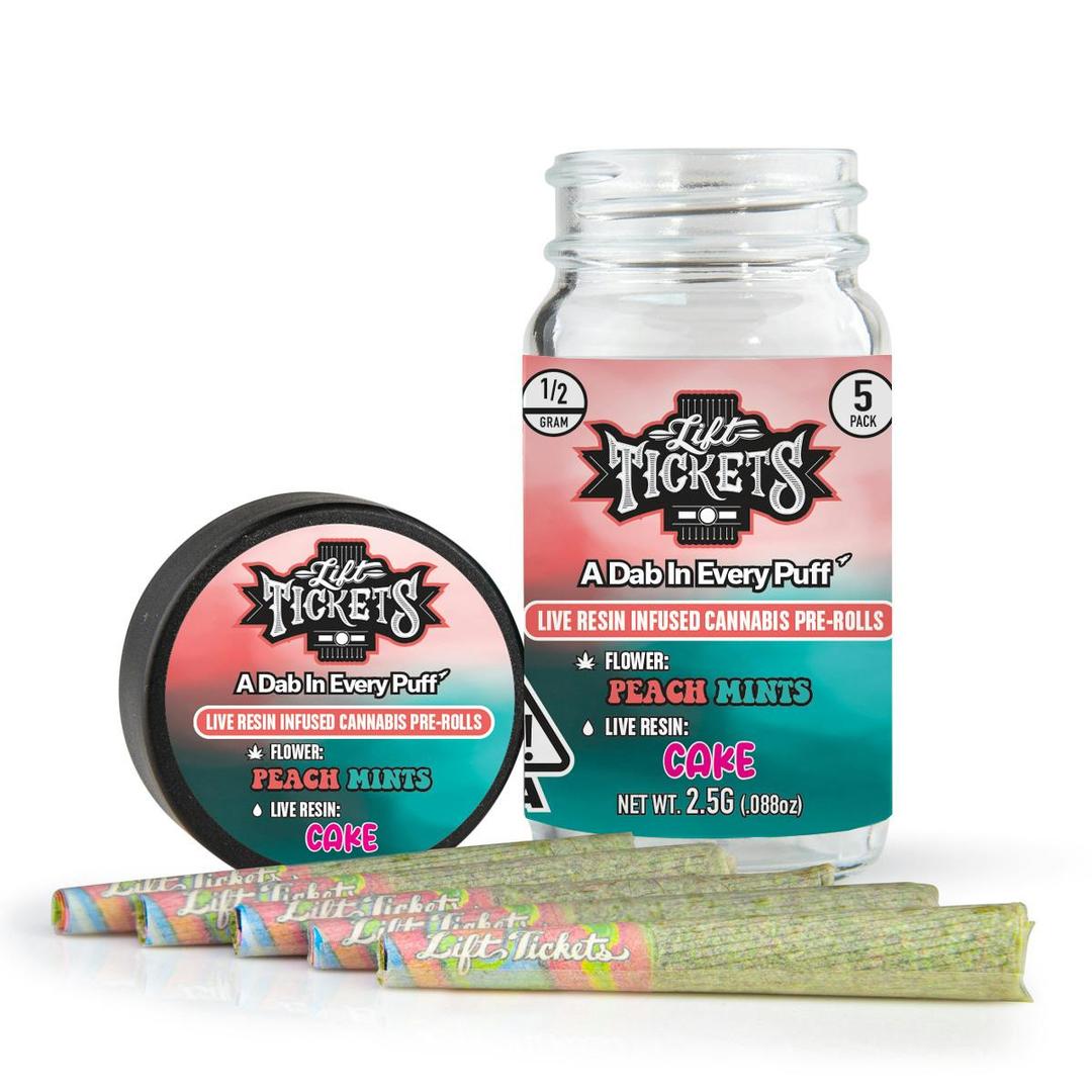 Peach Mints x Cake - Infused Pre-Roll 5-Pack