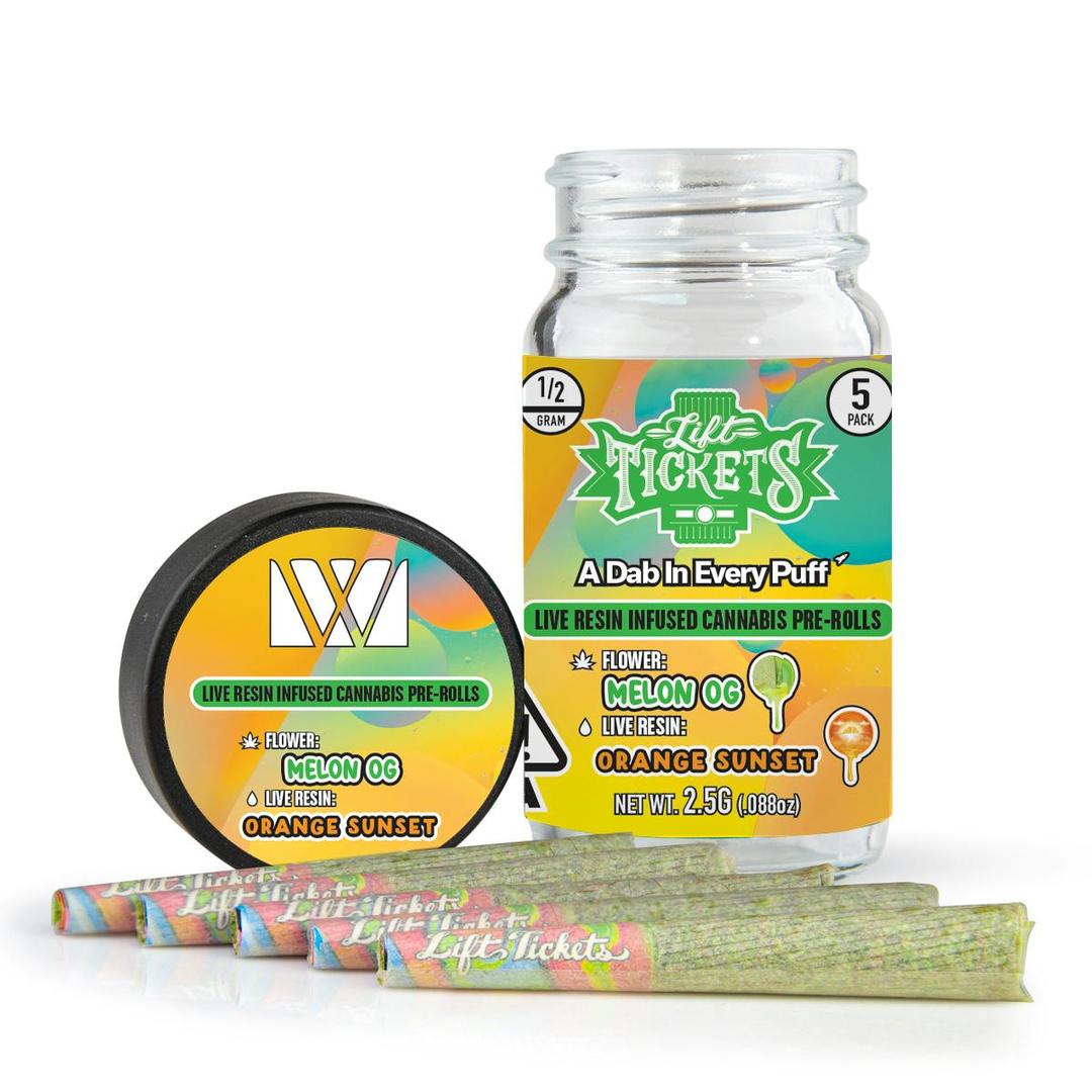 Melon OG x Orange Sunset - Infused Pre-Roll 5-Pack