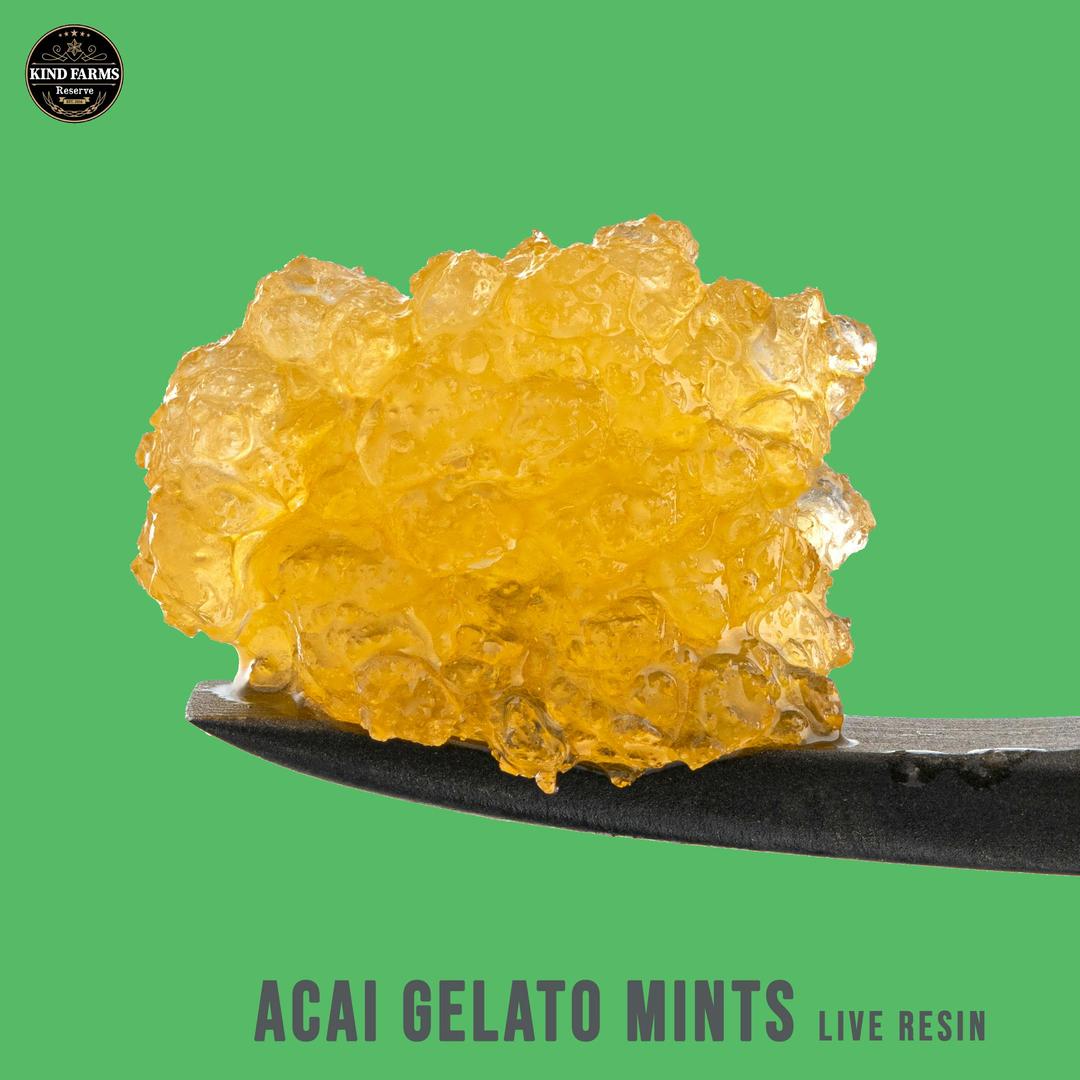 Acai Gelato Mints Live Resin - Kind Farms Reserve