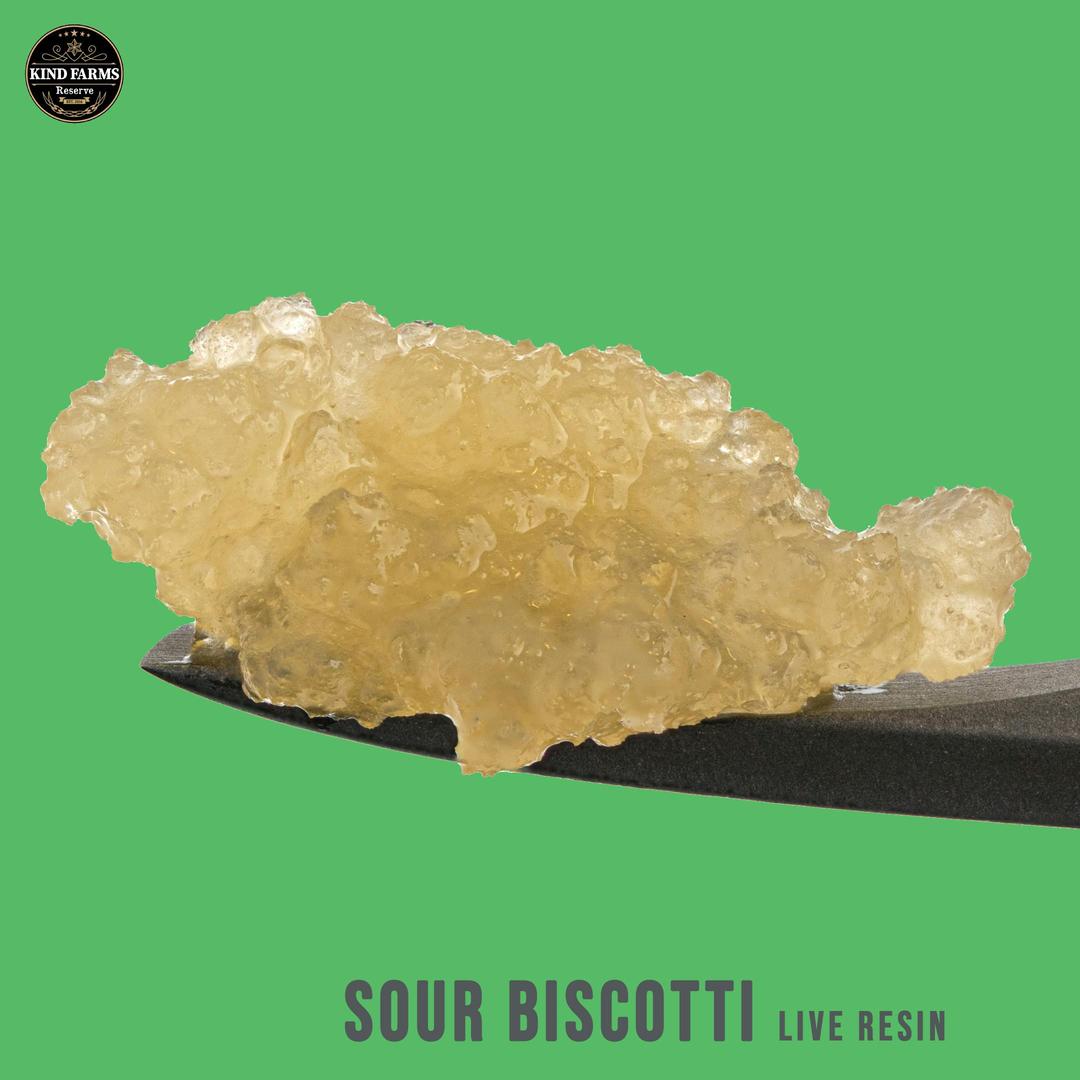 Sour Biscotti Live Resin - Kind Farms Reserve