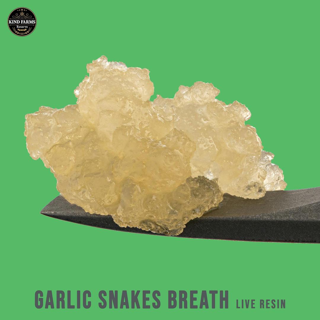 Garlic Snake Breath Live Resin - Kind Farms Reserve
