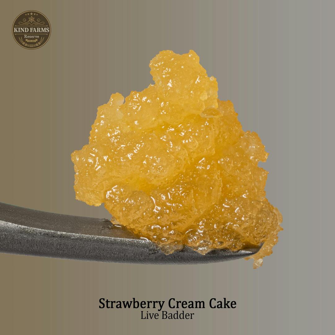 Strawberry Cream Cake Live Badder - Kind Farms Reserve