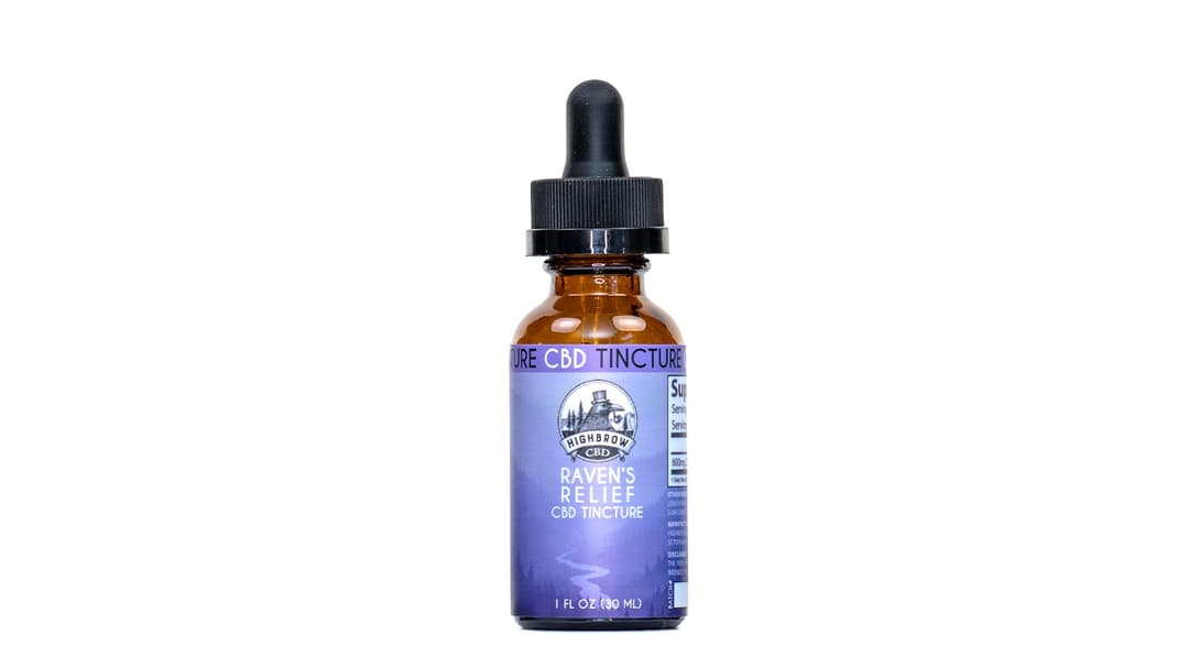 Highbrow Ravens Relief CBD Tincture 600mg