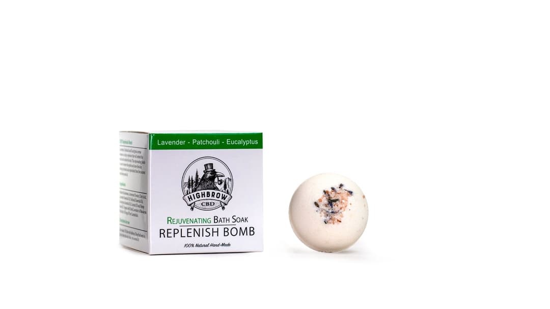 Highbrow Replenish CBD Bath Bomb 100mg