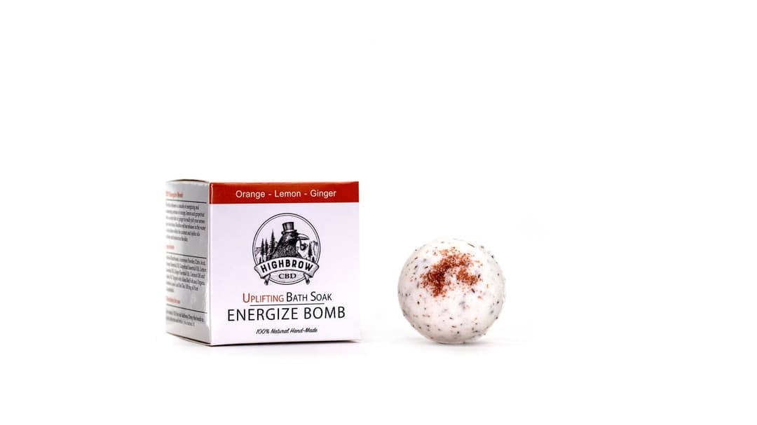 Highbrow Energize CBD Bath Bomb 100mg