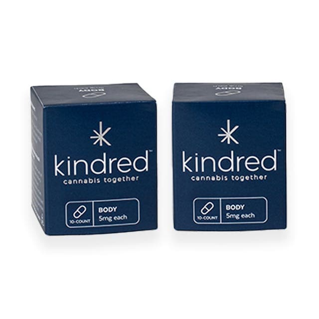 50 MG (5 MG EACH) - BODY (INDICA) TWO PACK