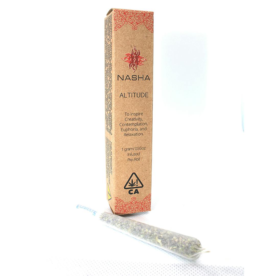 Altitude 1g. Infused Preroll - Nigerian Haze WAK/ Miracle Lime Frosting