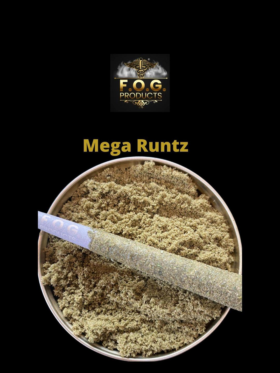 Mega Runtz King Size Premium Kief Rolled Burner 1.5G+