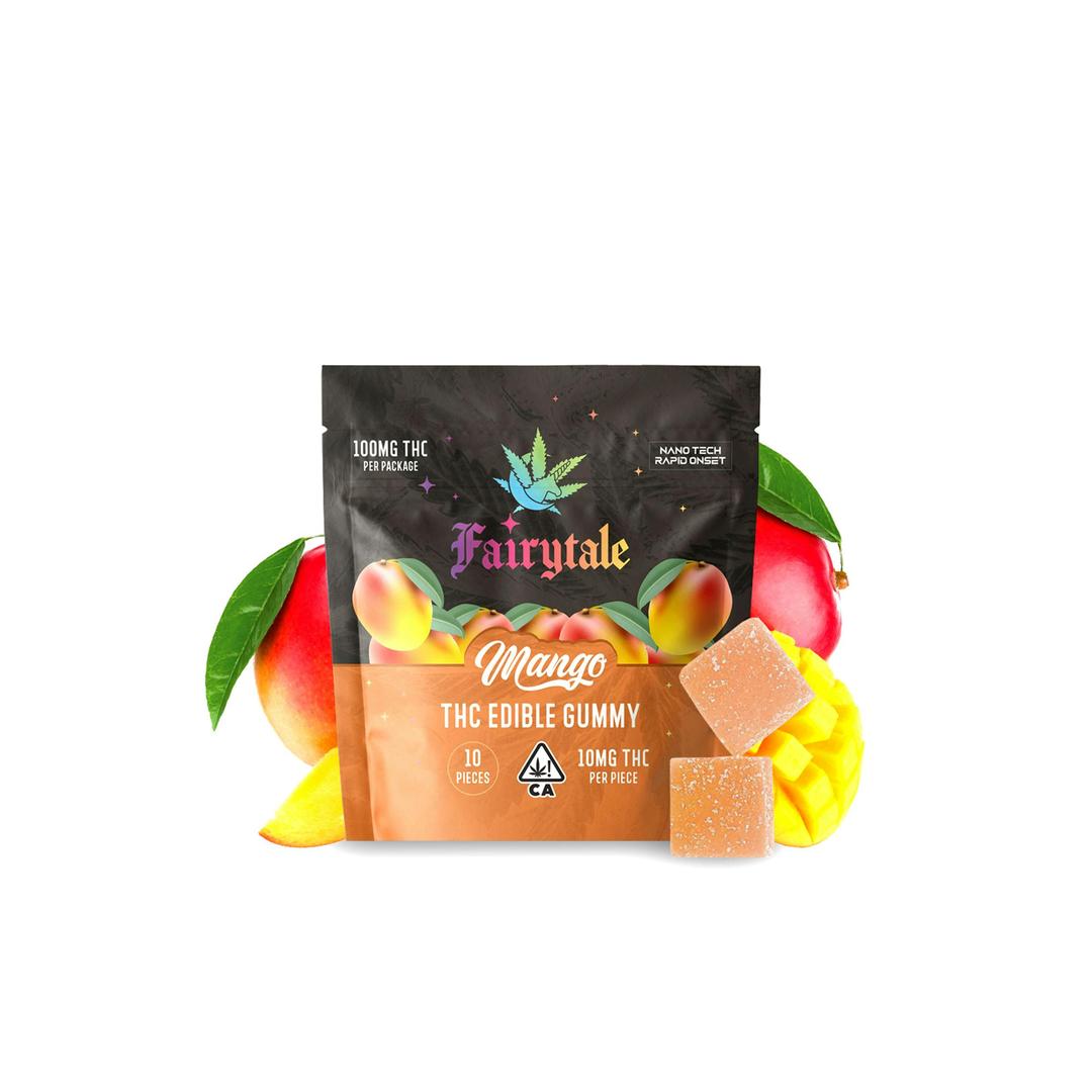 FAIRYTALE EDIBLES | "Mango" 100MG Total, 100% VEGAN, NANO THC!
