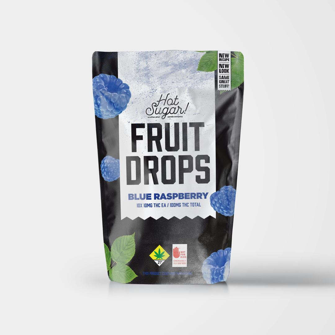 Indica Live Resin Fruit Drops - Blue Raspberry (100mg)