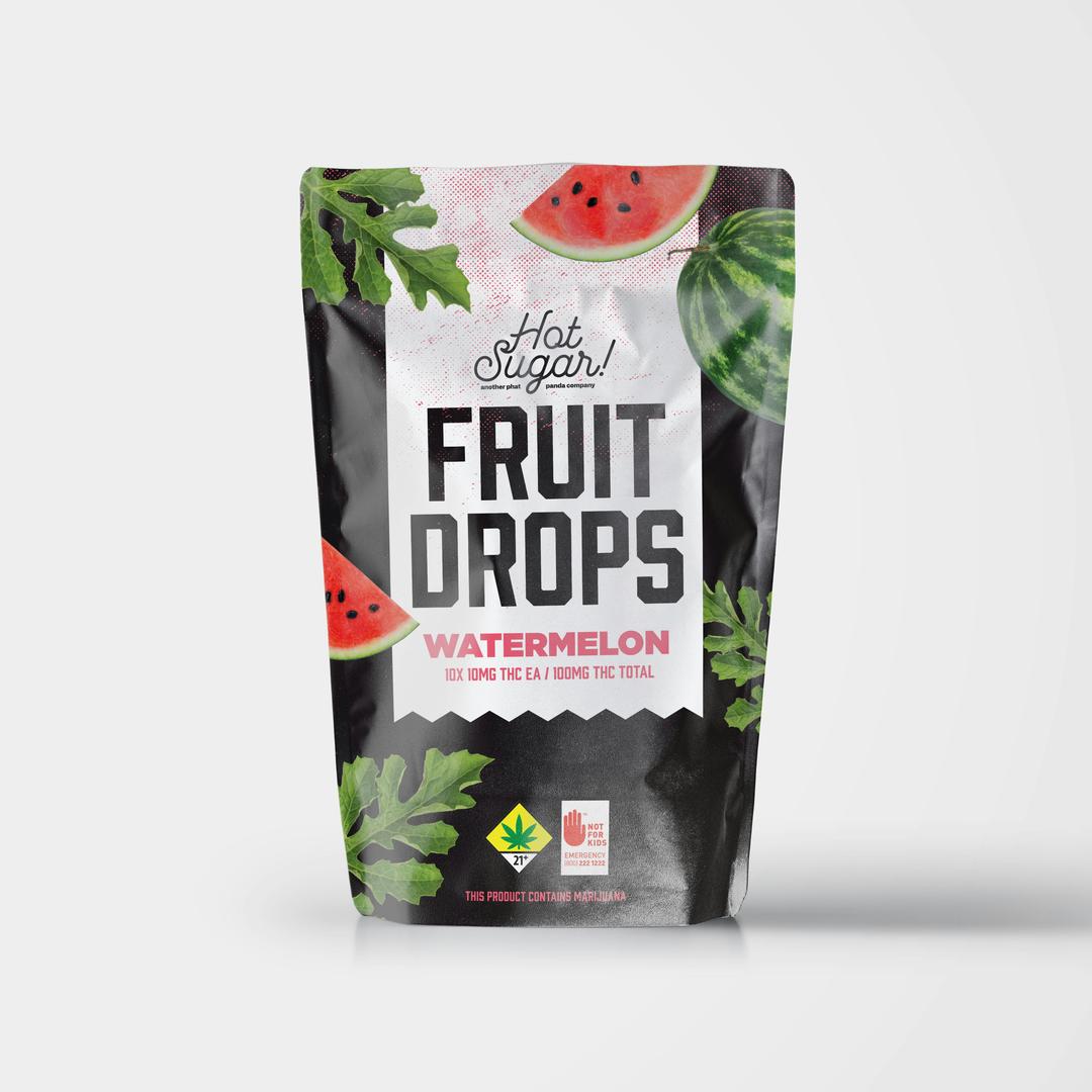 Indica Live Resin Fruit Drops - Watermelon (100mg)