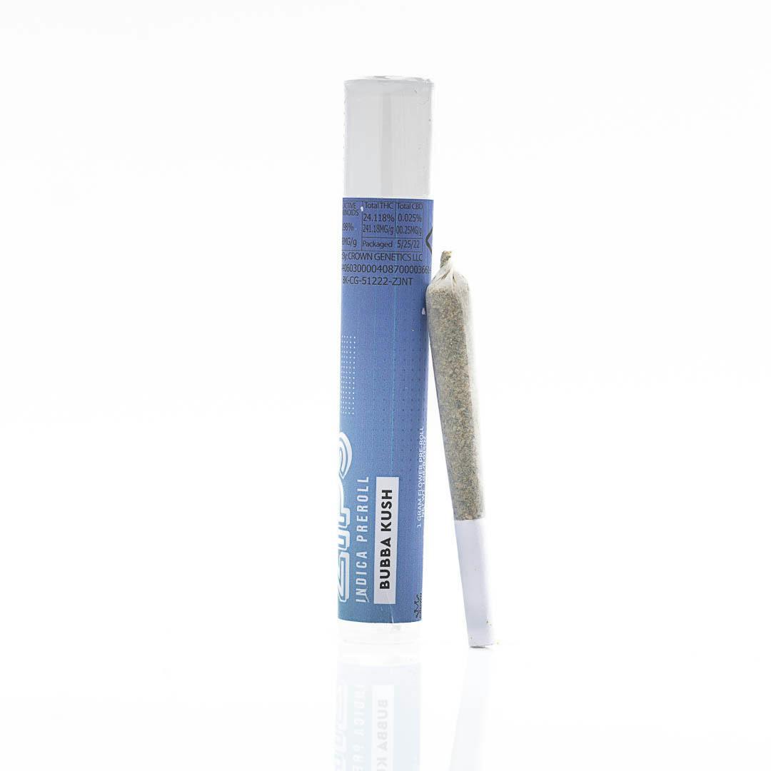 Zips By Crown Bubba Kush PreRoll 1G