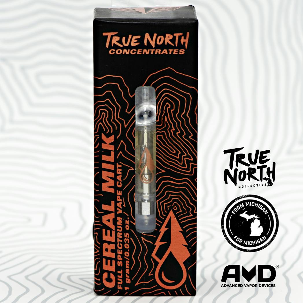 True North Collective: Cereal Milk - 1g Cannabis Terpene Vape Cart