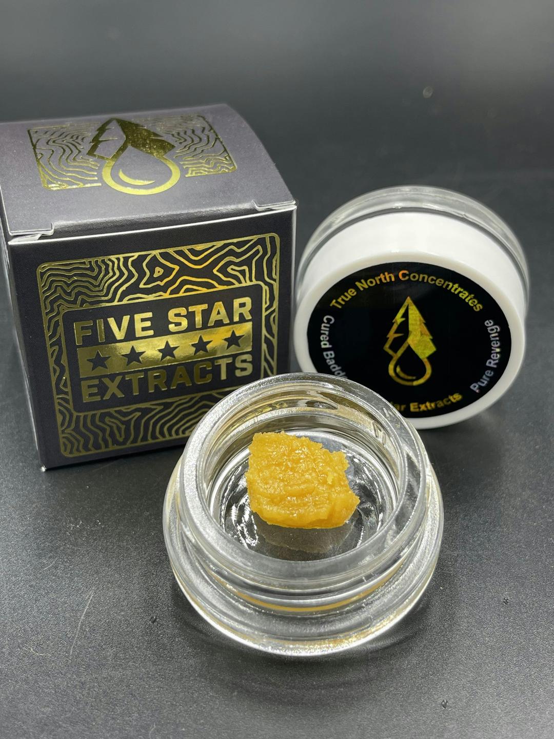 Five Star Extracts: Pure Revenge - 1 Gram Cured Badder