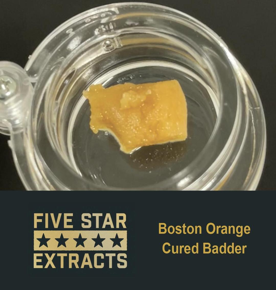 Five Star Extracts: Boston Orange - 1 Gram Cured Badder