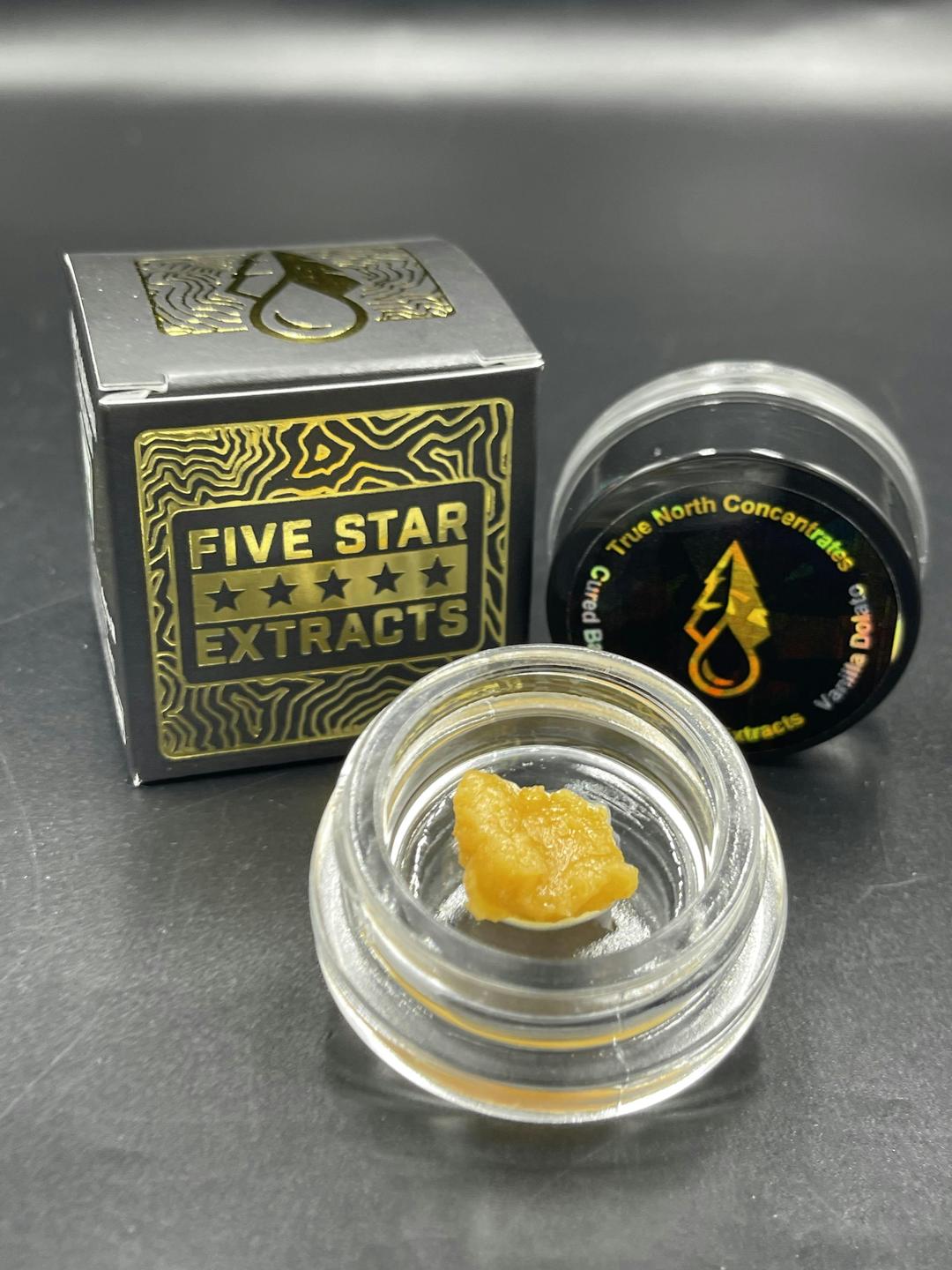 Five Star Extracts: Vanilla Dolato - 1 Gram Cured Badder