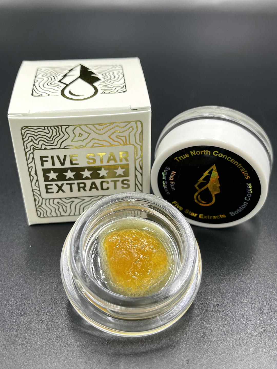 Five Star Extracts: Boston Cooler - 1 Gram Nug Run Sugar Sauce