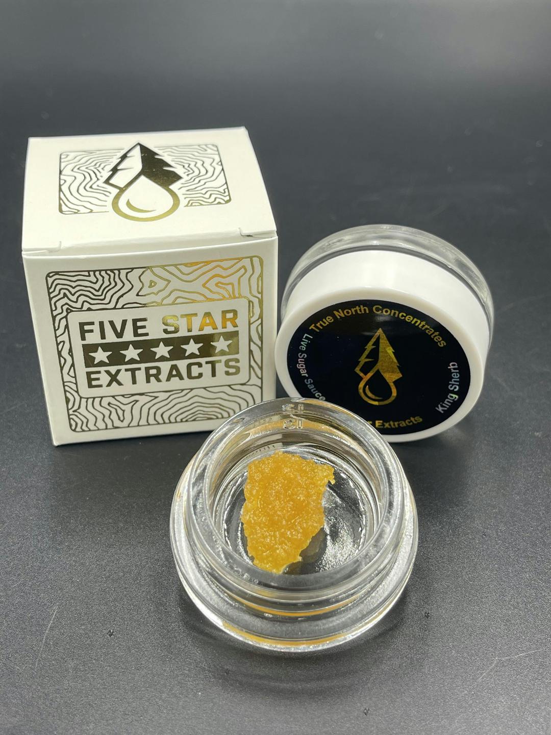 Five Star Extracts: King Sherb - 1 Gram Live Sugar Sauce