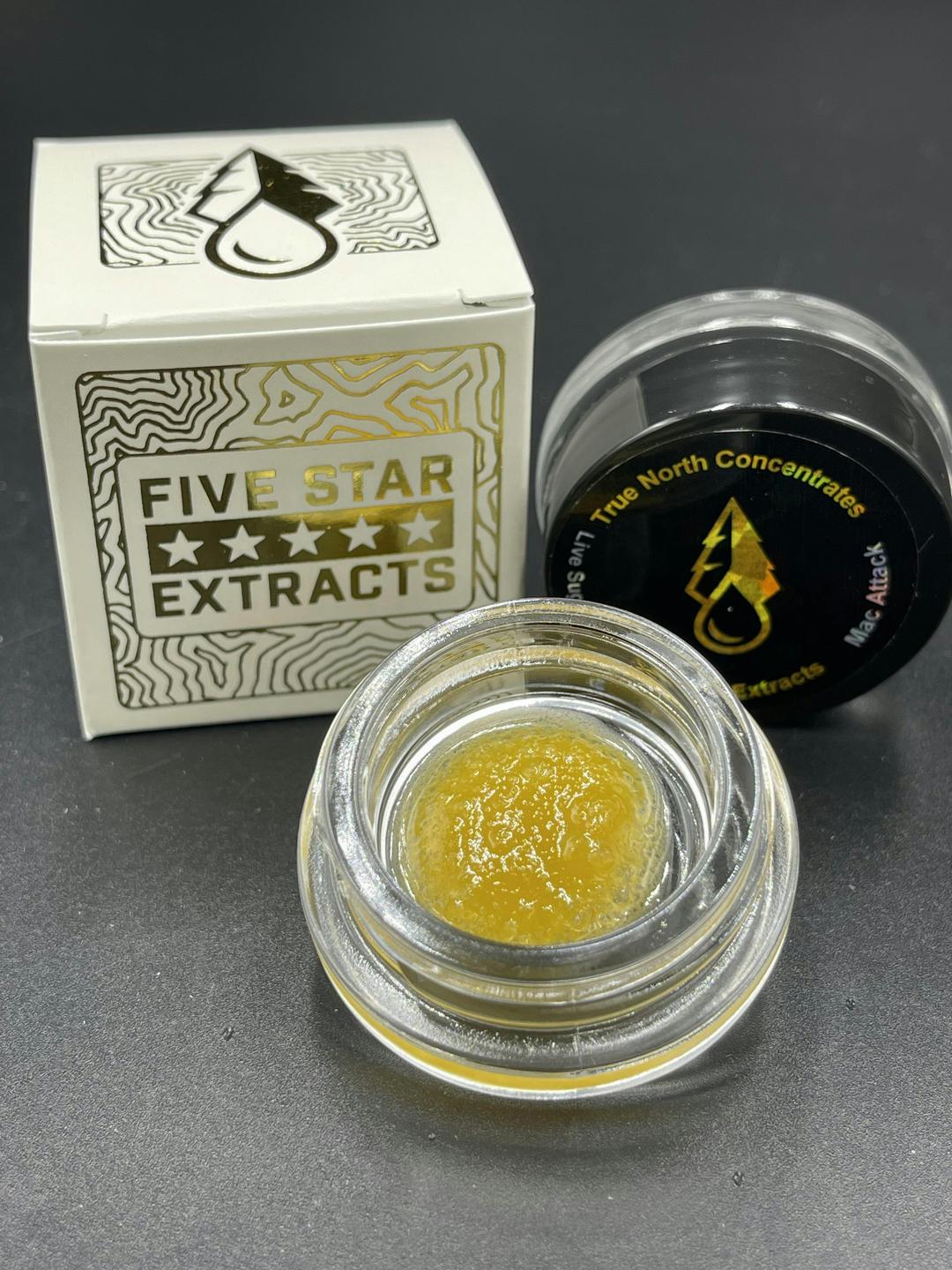 Five Star Extracts: Mac Attack - 1 Gram Live Sugar Sauce