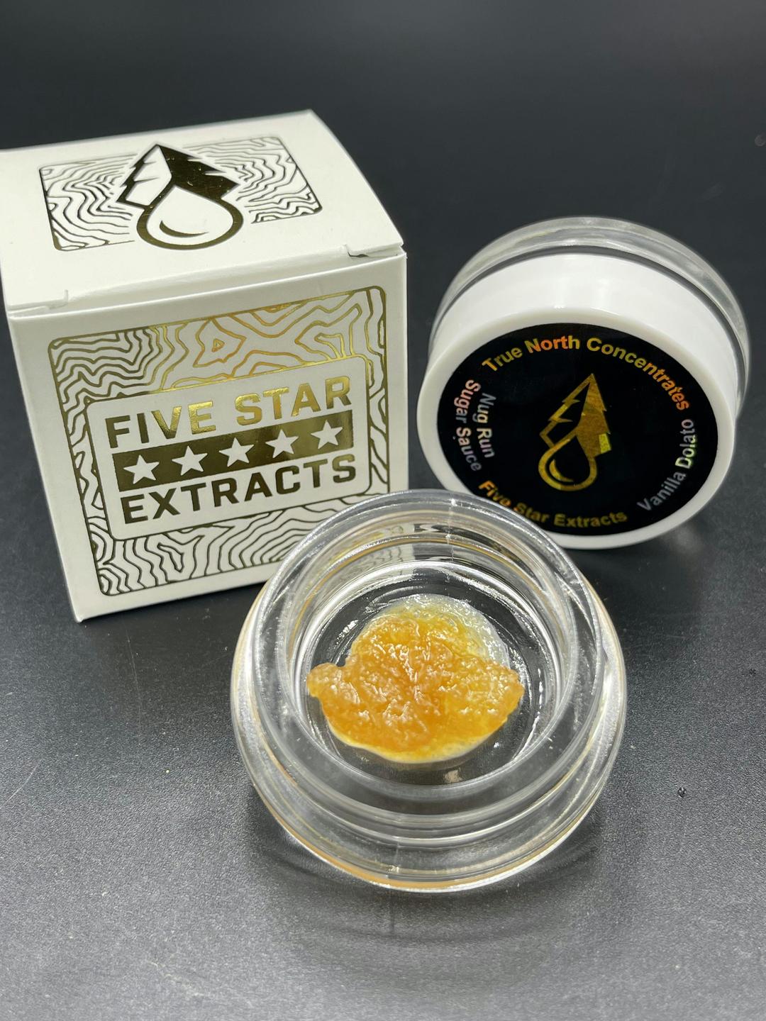 Five Star Extracts: Vanilla Dolato - 1 Gram Nug Run Sugar Sauce