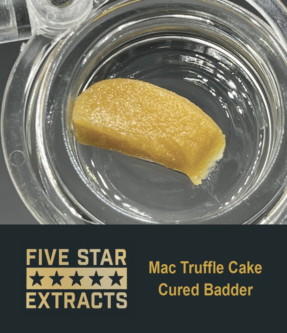 Five Star Extracts: Mac Truffle Cake - 1 Gram Cured Badder