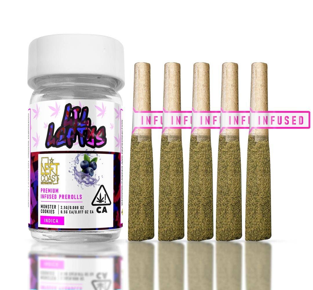 LIL LEFTYS Infused Prerolls - Monster Cookies 🍪